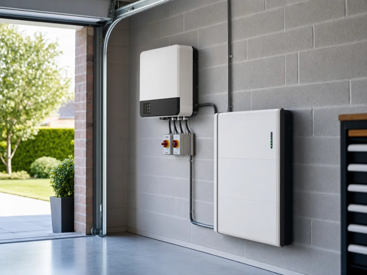 Solar and battery storage