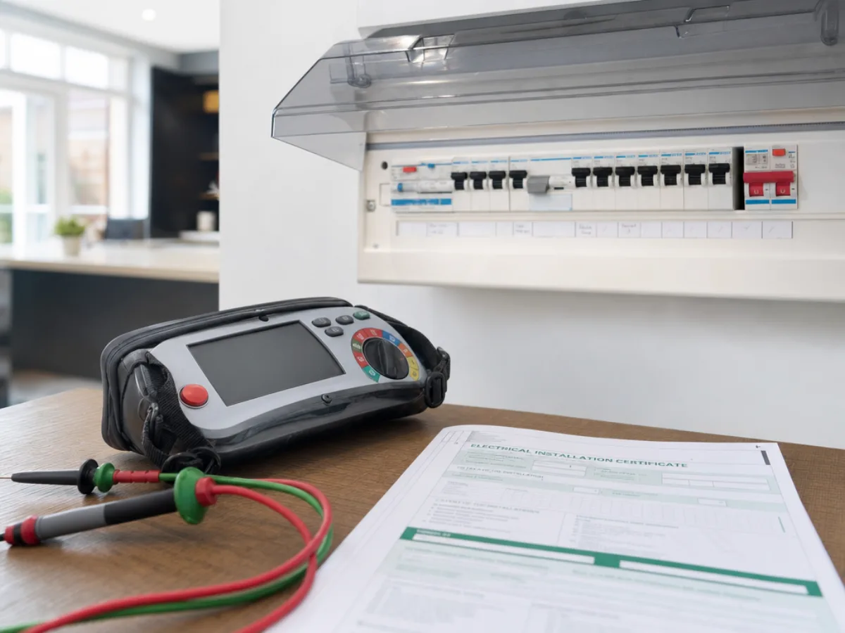 Electrical testing and certificates
